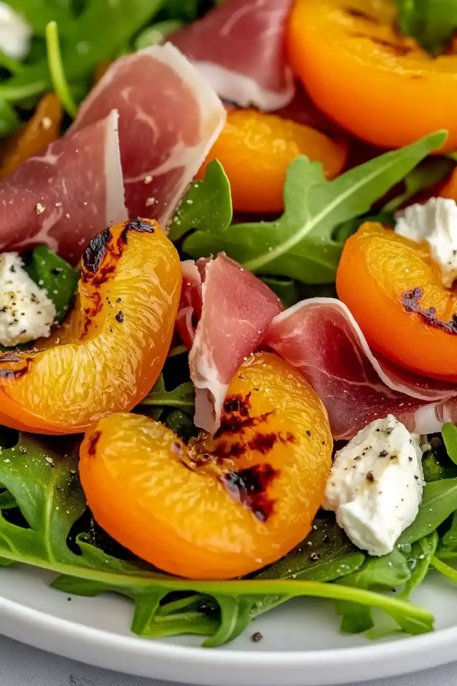 Refreshing Grilled Apricots Salad
