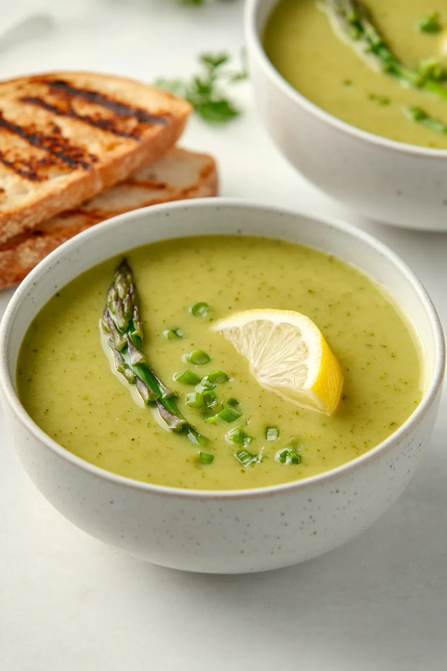 Fresh Vegan Asparagus Soup