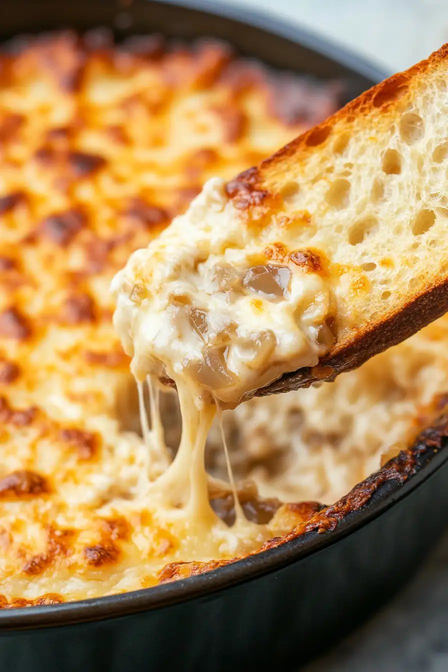 Best Baked Caramelized Onion Dip