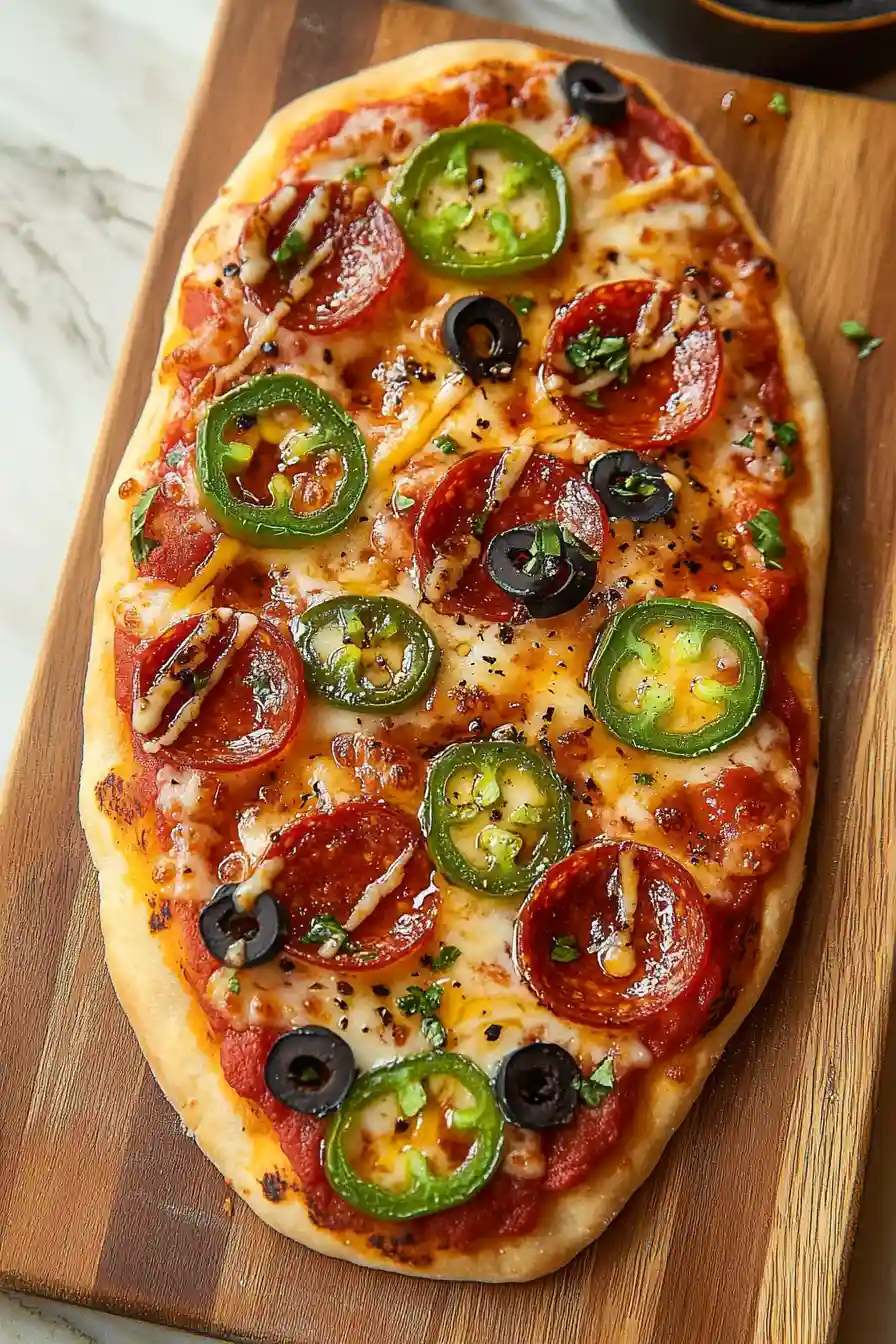 Delicious Hot Honey Flatbread Pizza