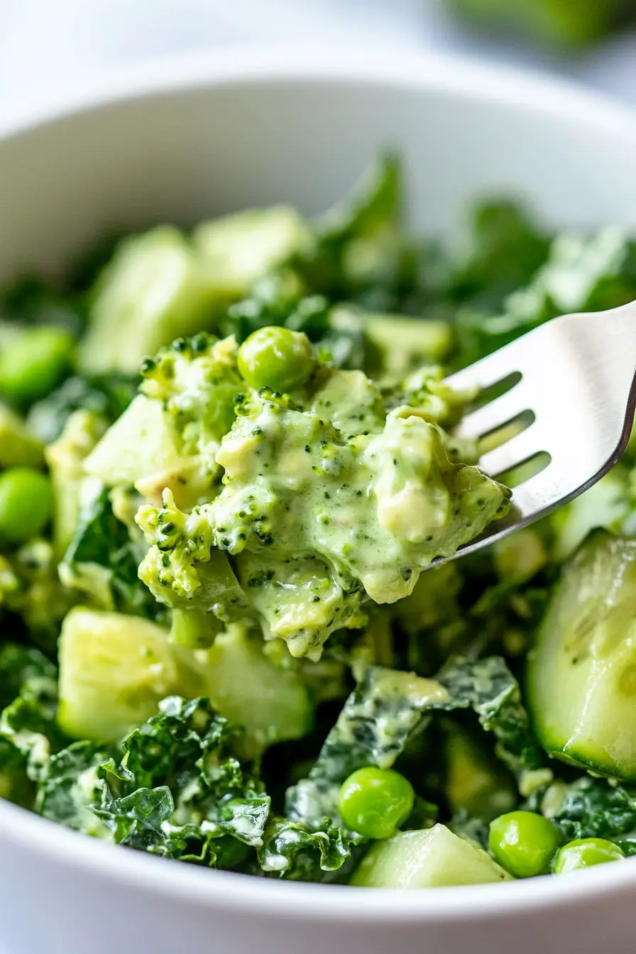 Flavorful Green Goddess Broccoli Salad