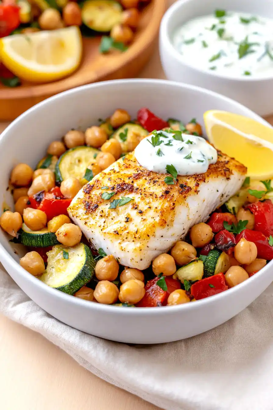 Mahi Mahi with Zucchini Stir-Fry