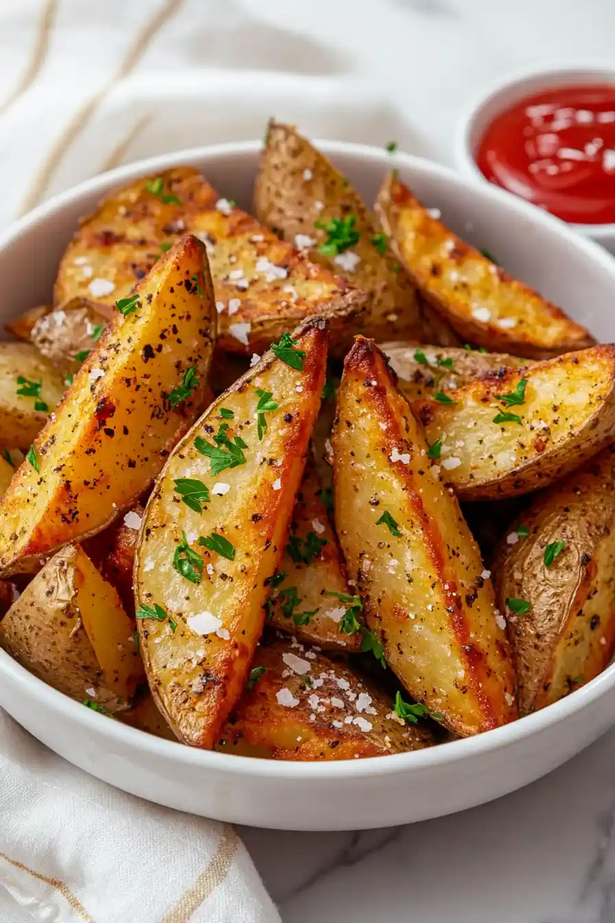 Healthy Air Fryer Potato Wedges