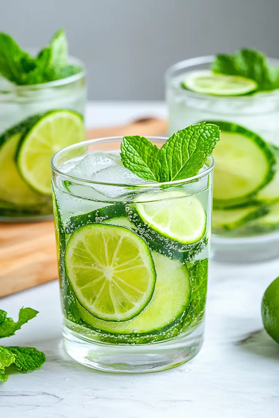 Easy Cucumber Lime Water Recipe