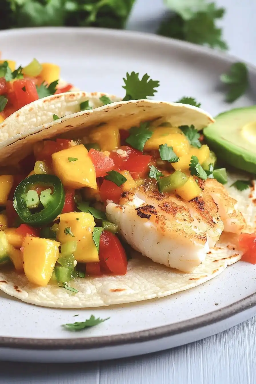 Delicious Halibut Fish Tacos Recipe