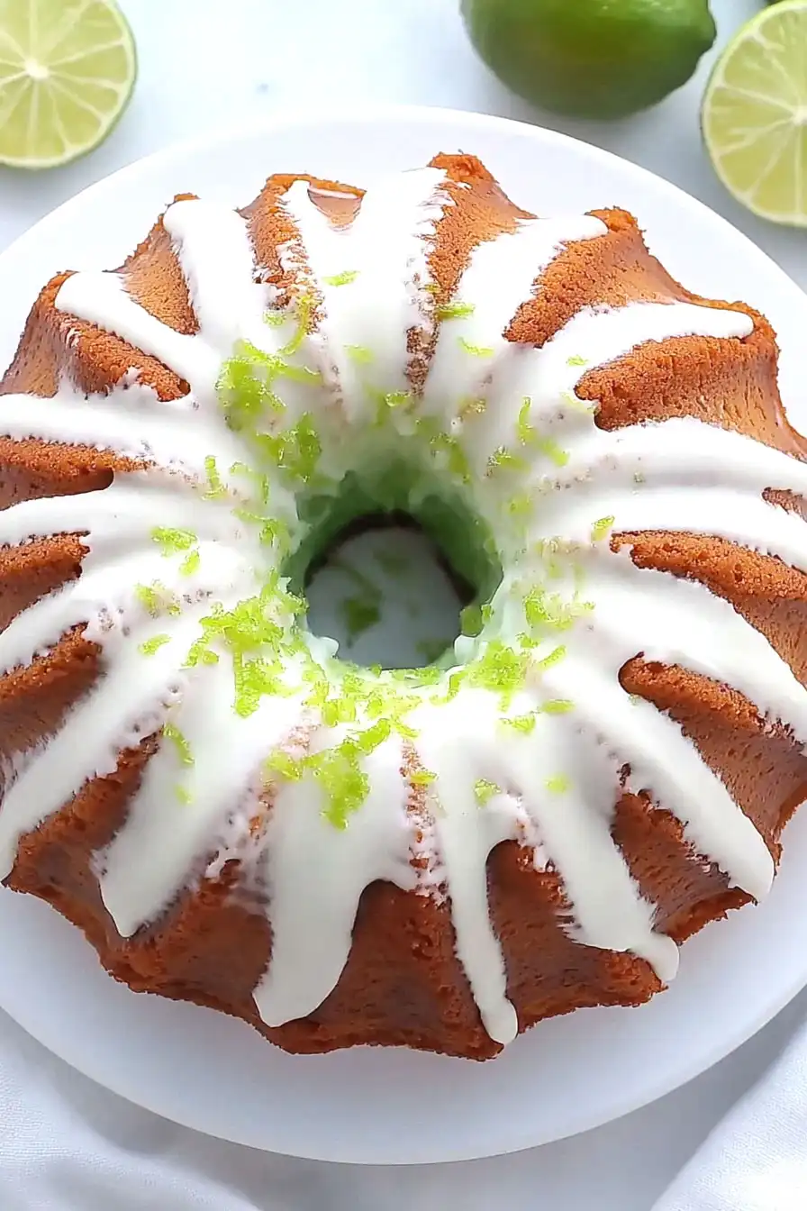 Sweet & Tangy Key Lime Bundt Cake