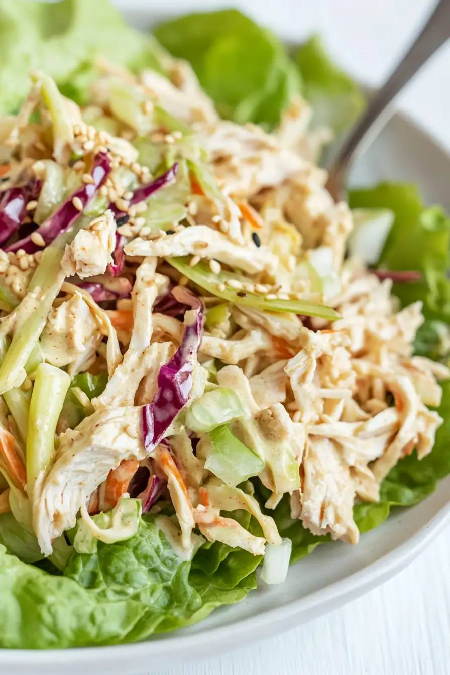 Low Carb Chicken Coleslaw
