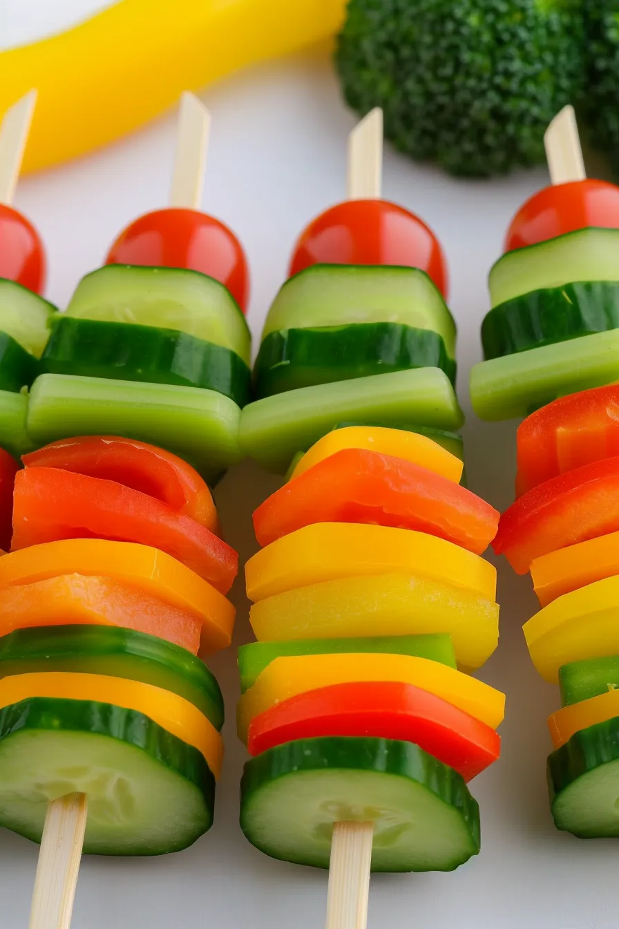 Best Raw Veggie Kabobs