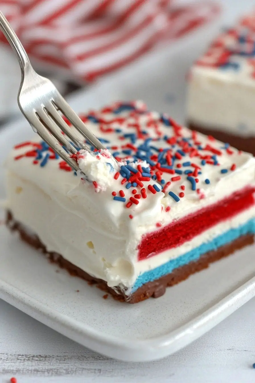 Best 4th of July Ice Cream Sandwich Cake