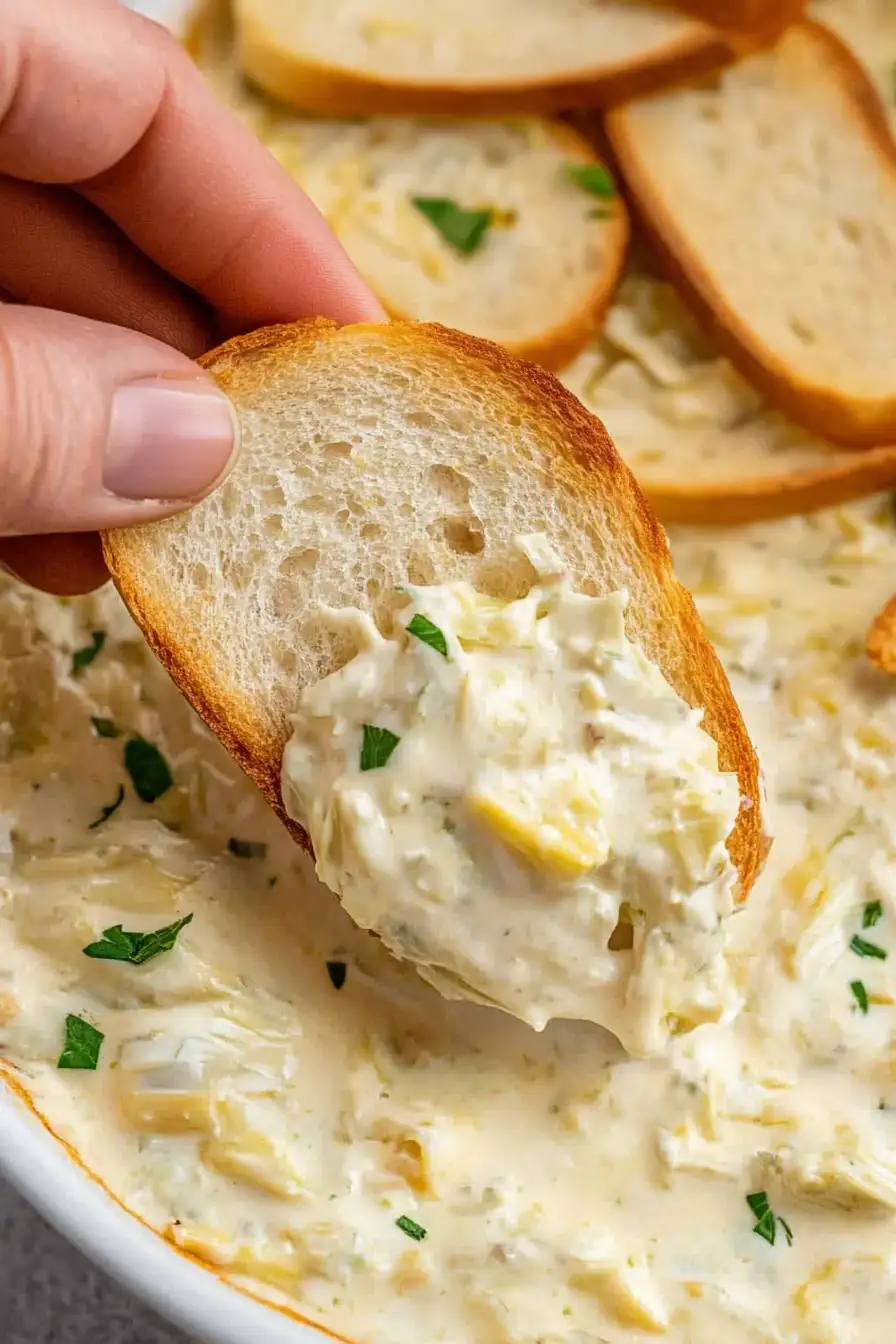 Creamy Crock Pot Artichoke Dip