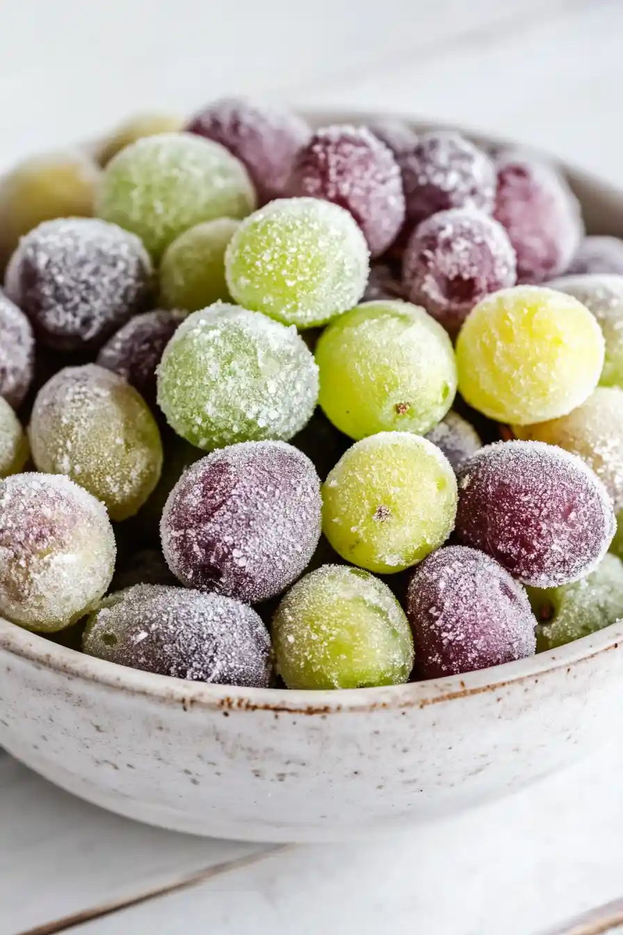 Easy Frozen Grapes Treat