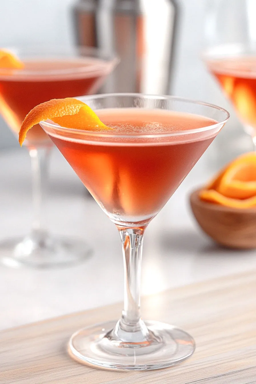 Delicious Aperol Spritz Martini