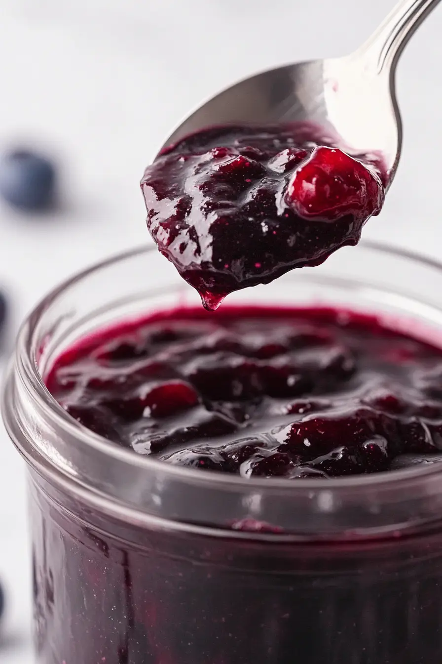 Easy Cherry Blueberry Jam