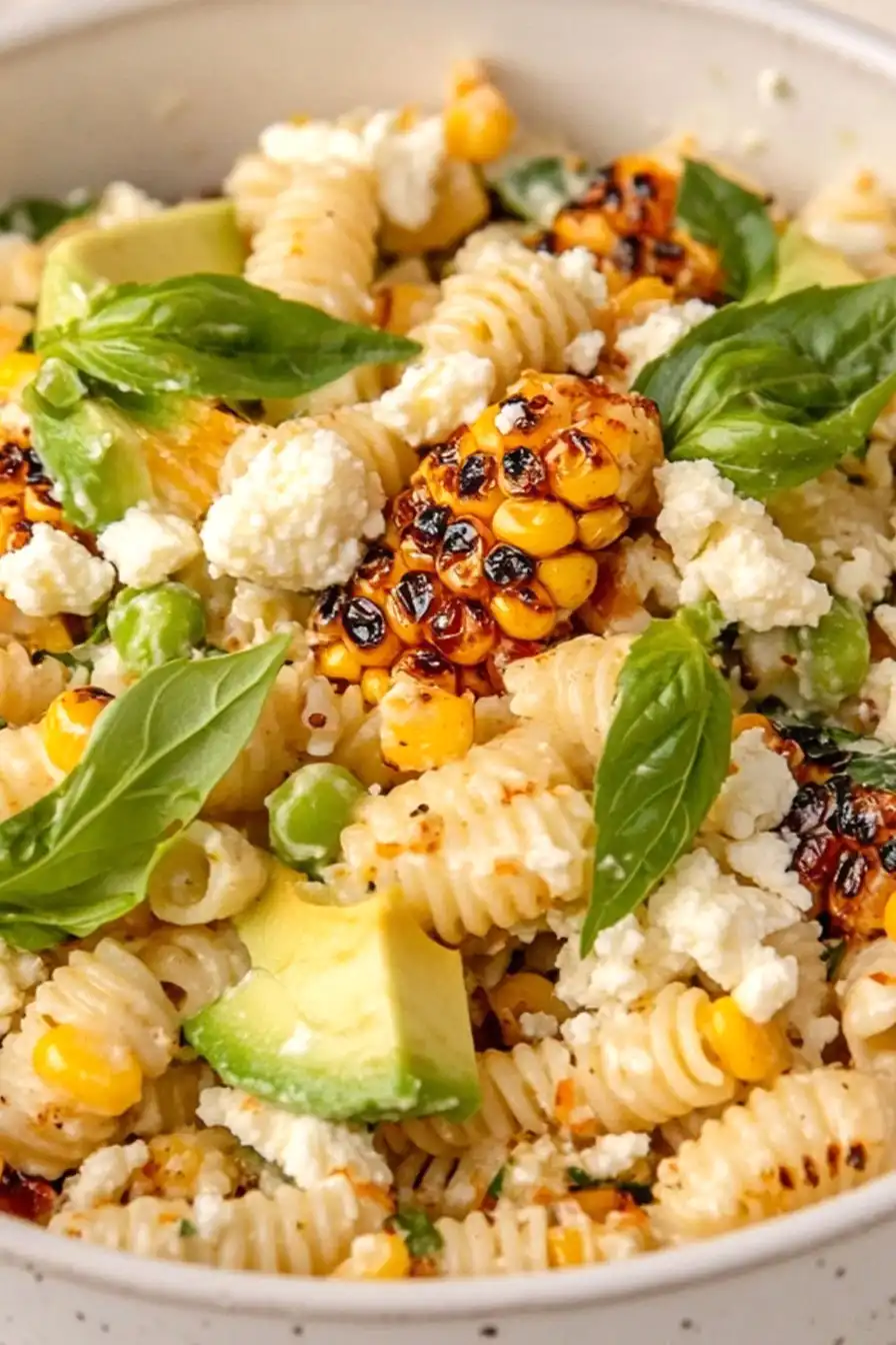 Creamy Street Corn Pasta Salad