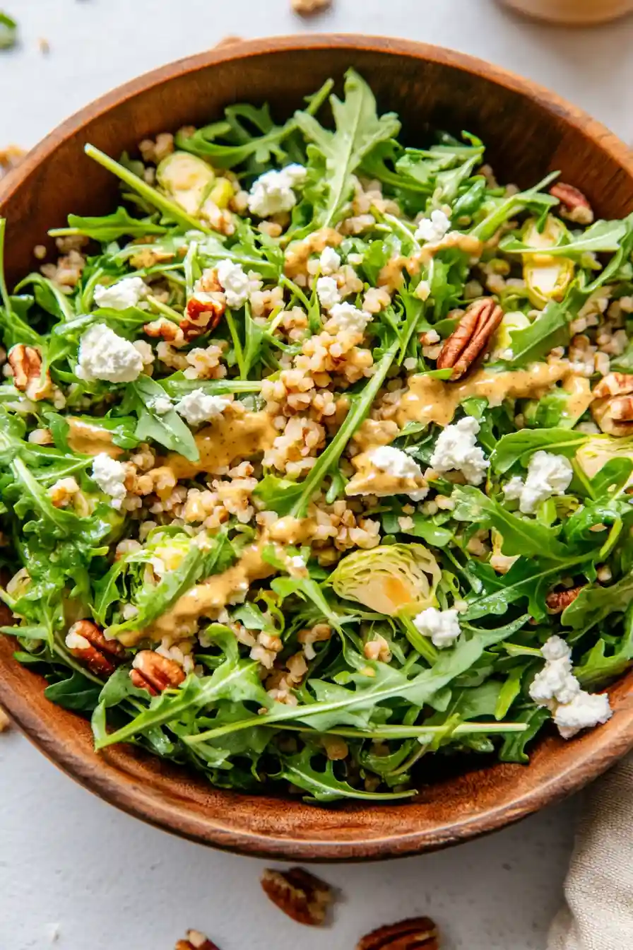 Easy Arugula Goat Cheese Salad