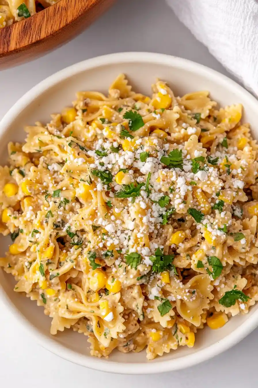 Spicy Elote Pasta Salad