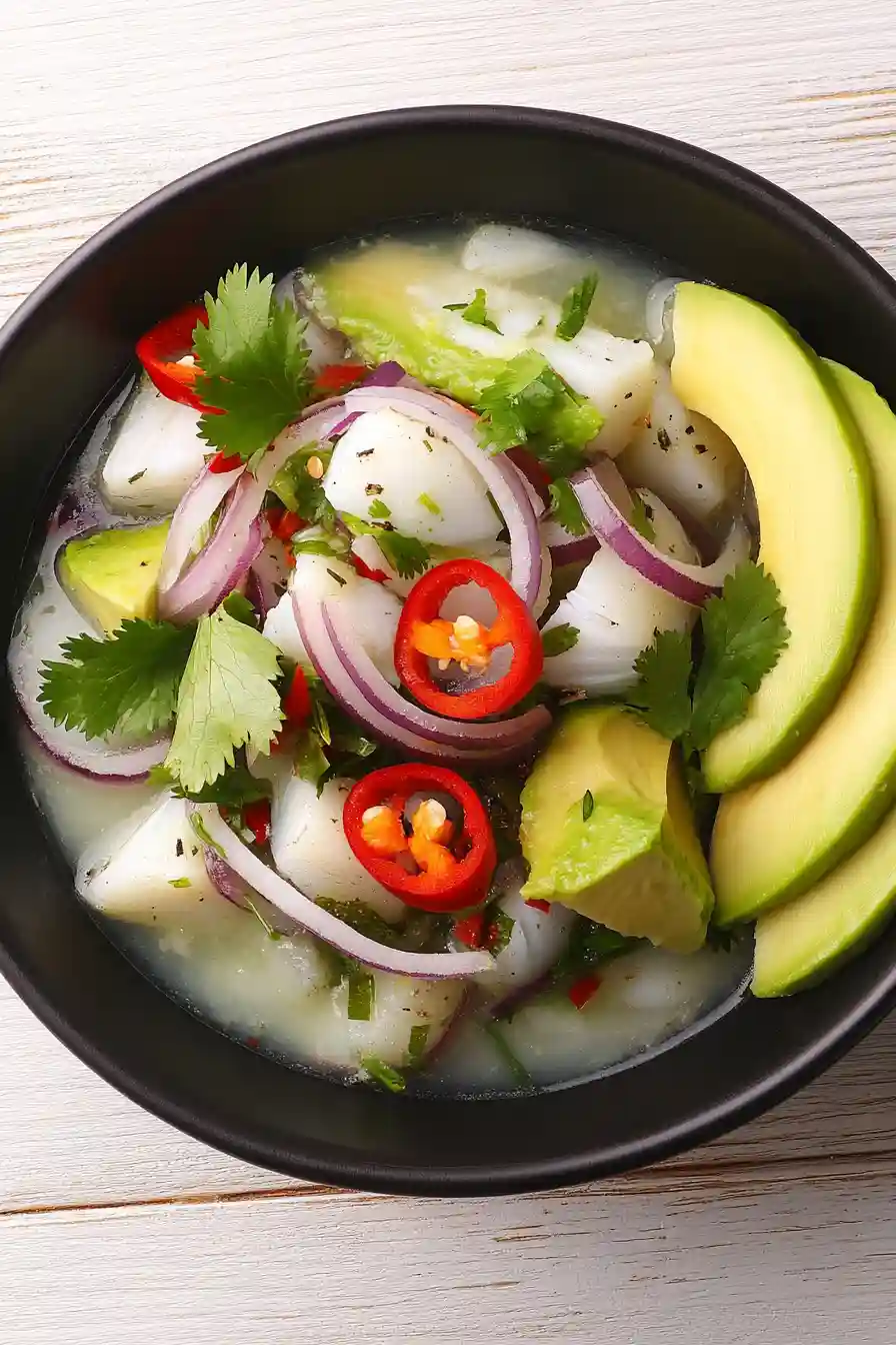 Healthy Ceviche Peruano