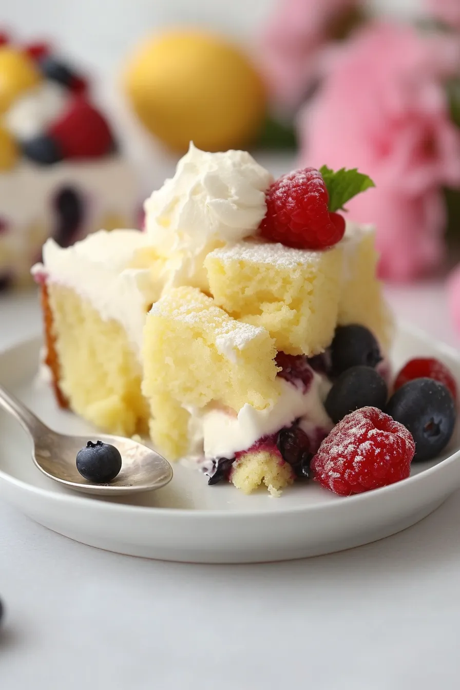 Delicious Lemon Berry Trifle