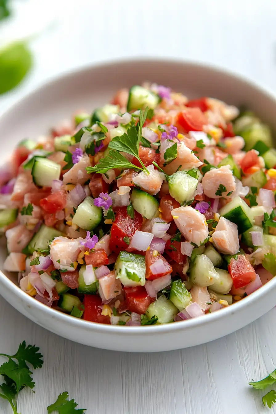 Delicious Authentic Mexican Ceviche