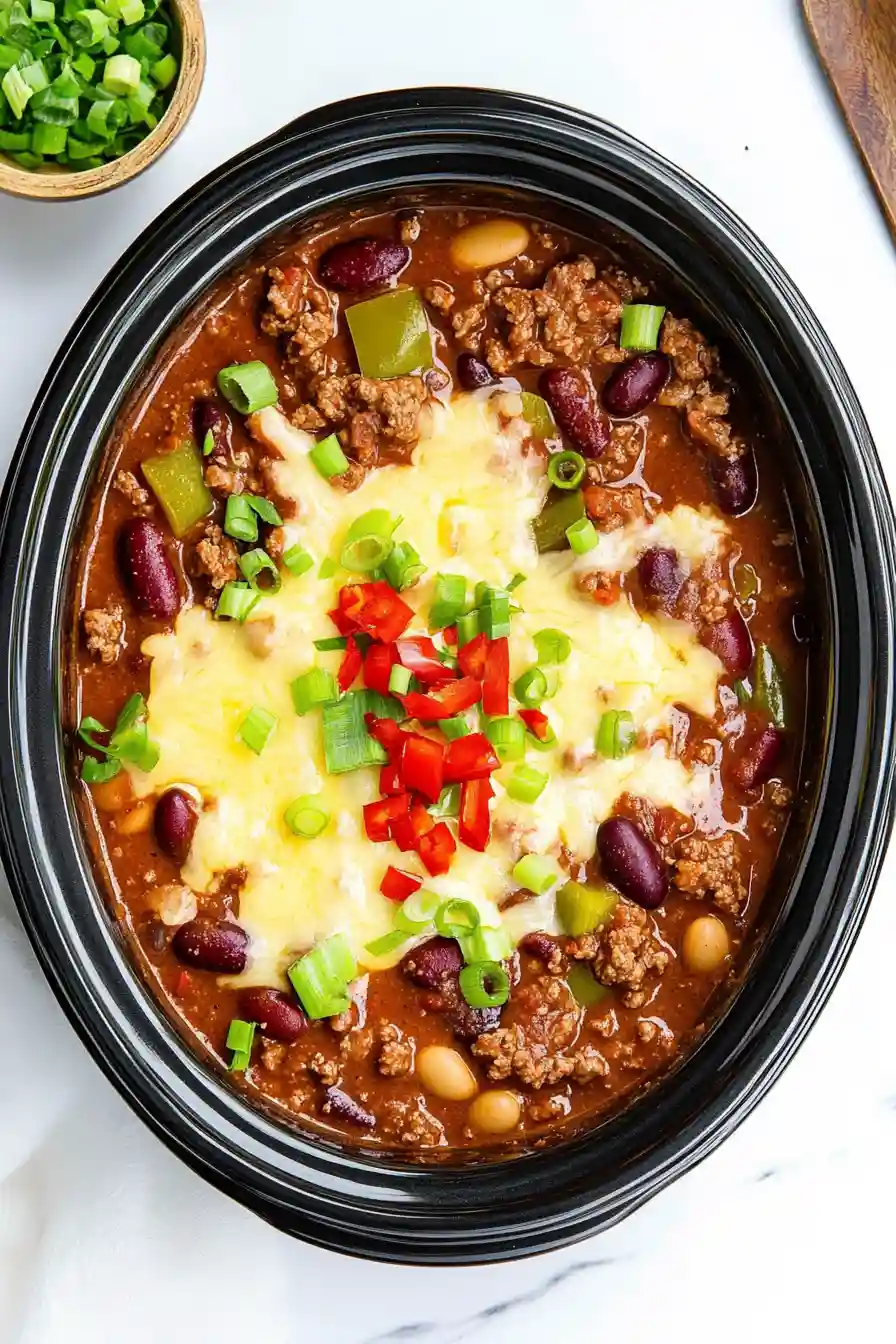 Easy Slow Cooker Chili Con Carne