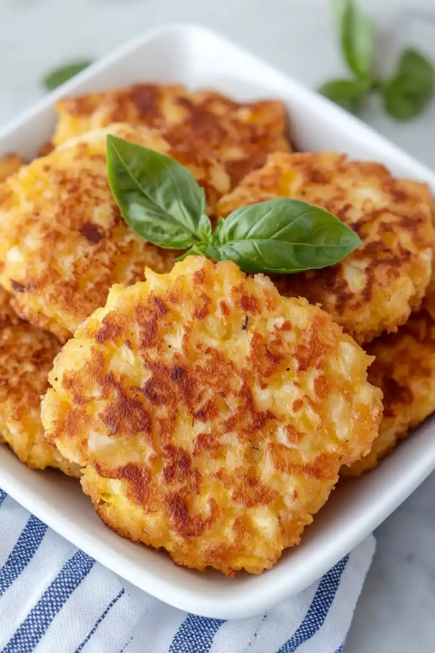 Crispy Yellow Squash Fritters