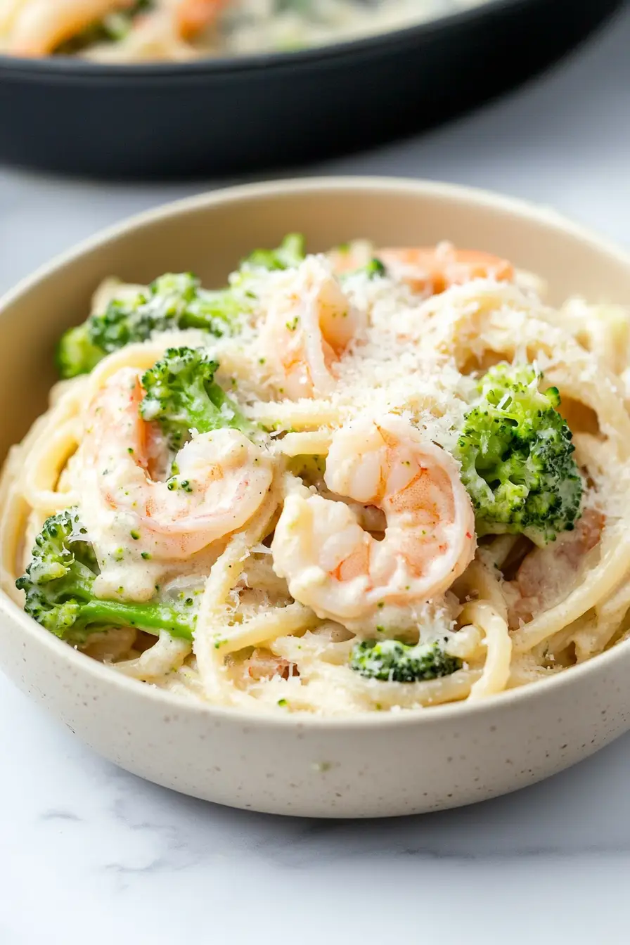 Easy Shrimp and Broccoli Pasta Recipe