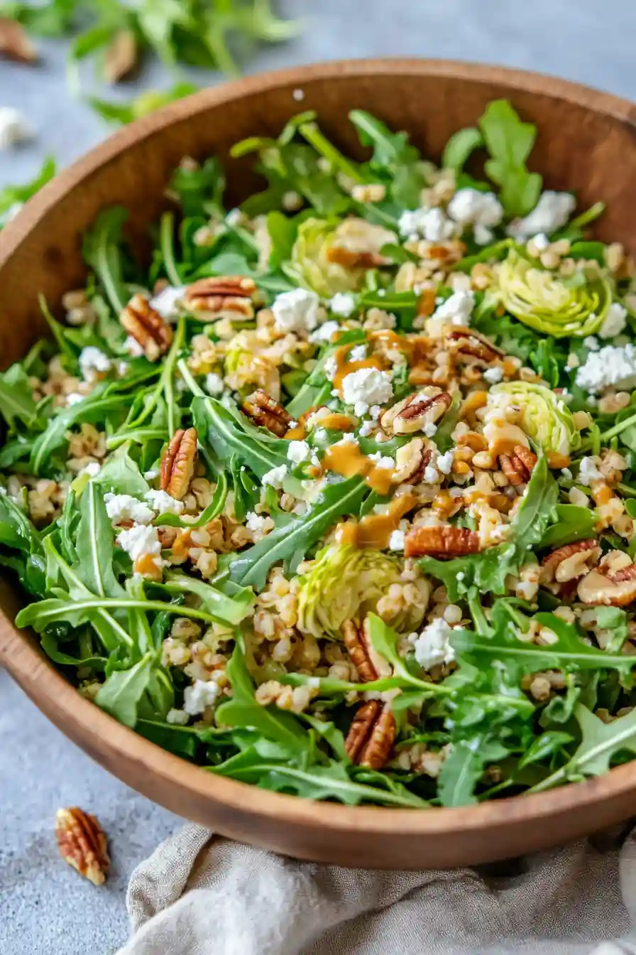 Easy Arugula Goat Cheese Salad