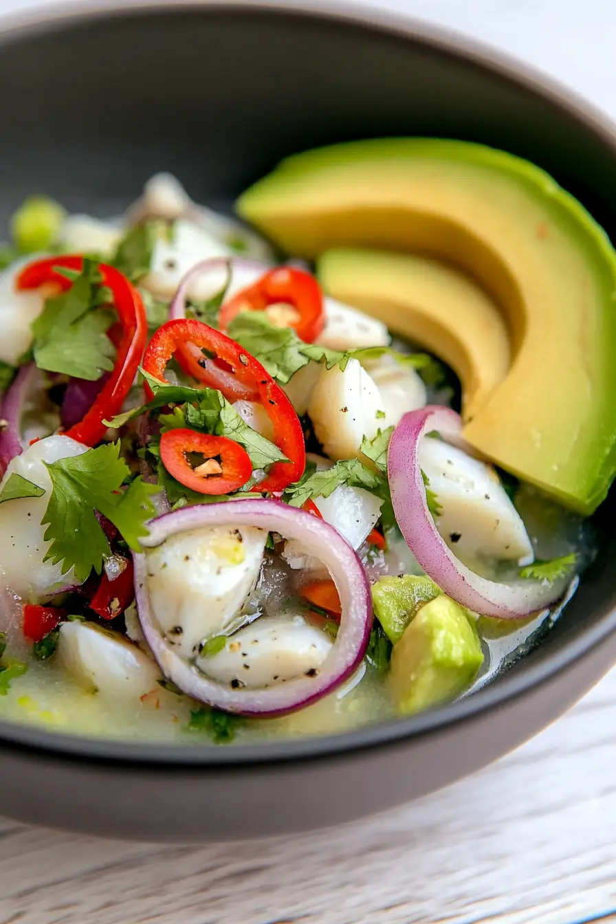 Healthy Ceviche Peruano