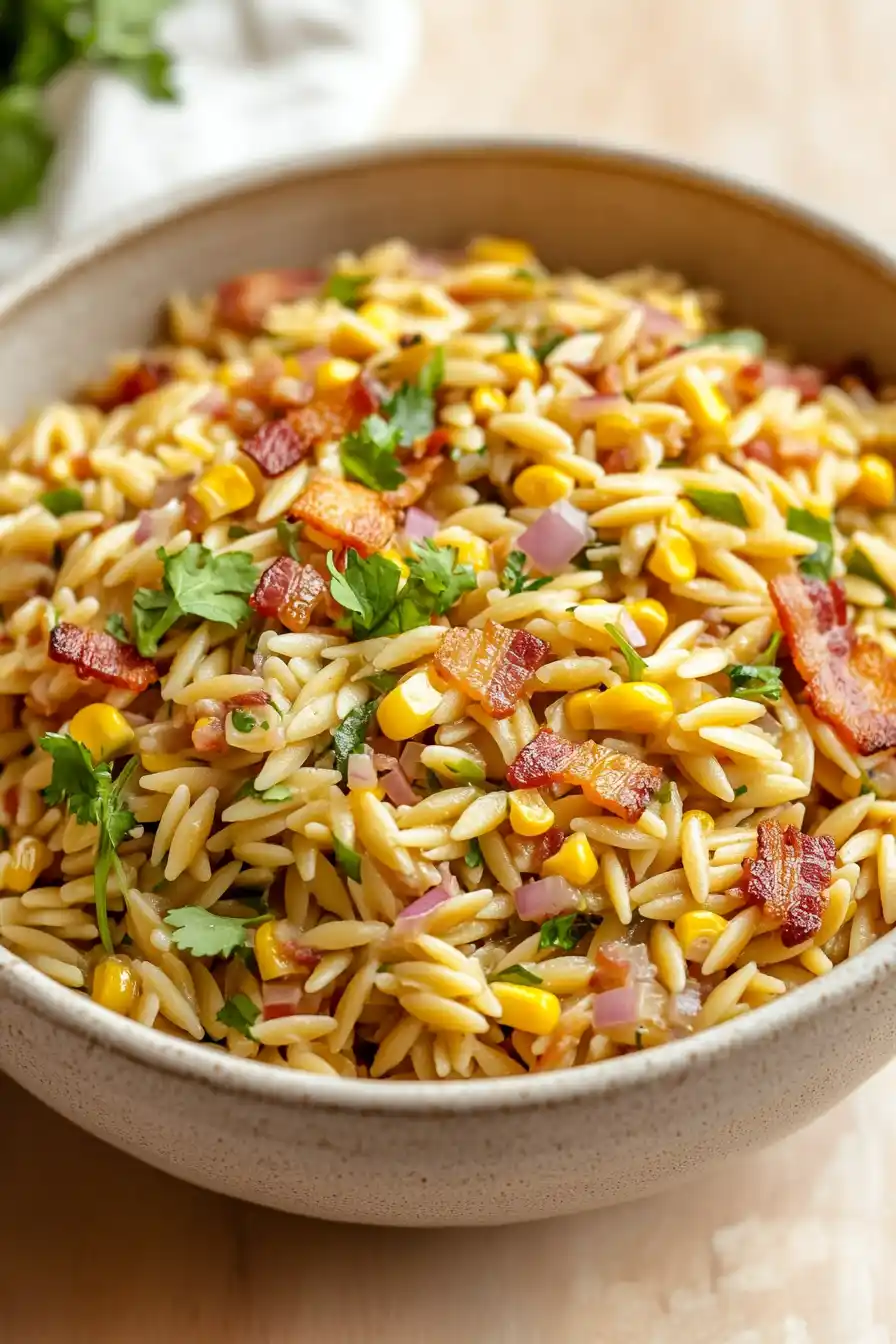 Easy Corn and Bacon Pasta Salad