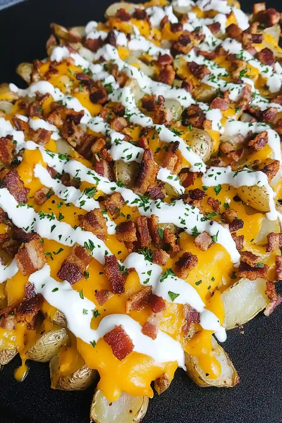 Best Blackstone Loaded Potatoes