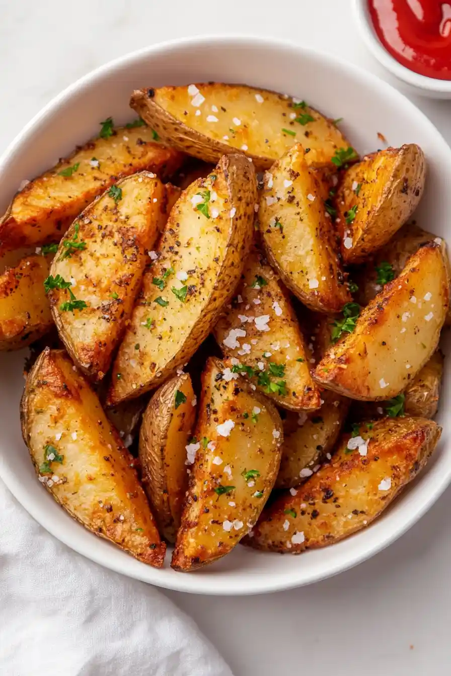 Healthy Air Fryer Potato Wedges
