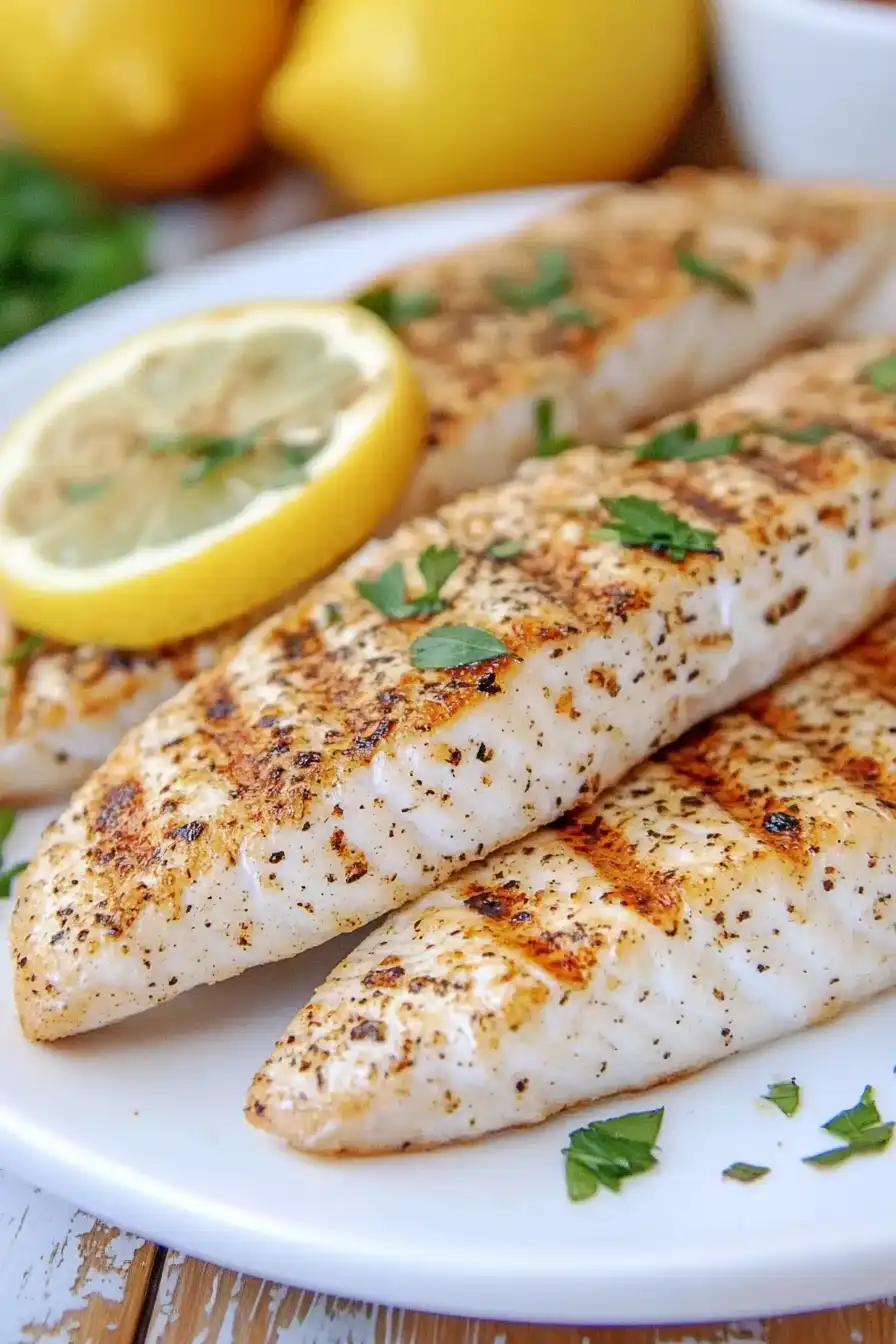 Savory Grilled Fish Fillet