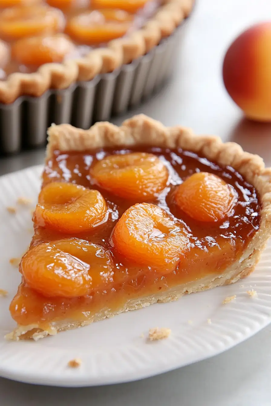 Quick Apricot Almond Tart