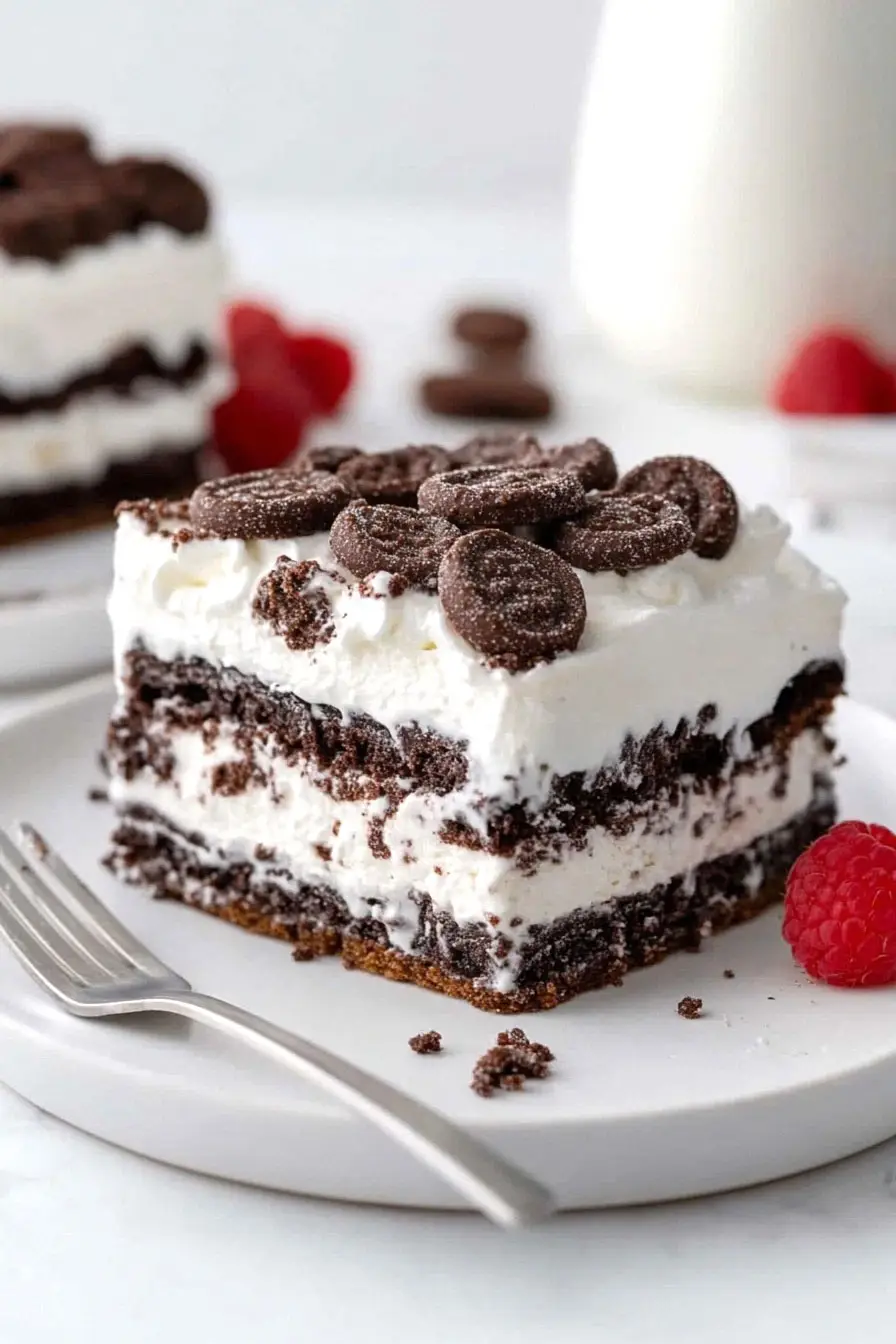 Chocolate Ice Cream Sandwich Cake