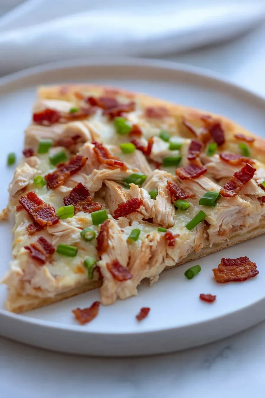 Best Chicken Bacon Ranch Flatbread Pizza