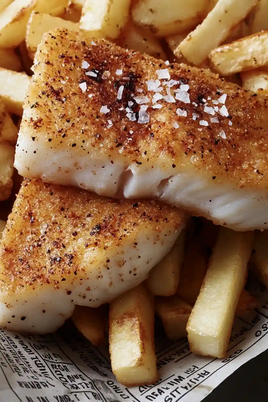 Flavorful Grilled Fish and Chips