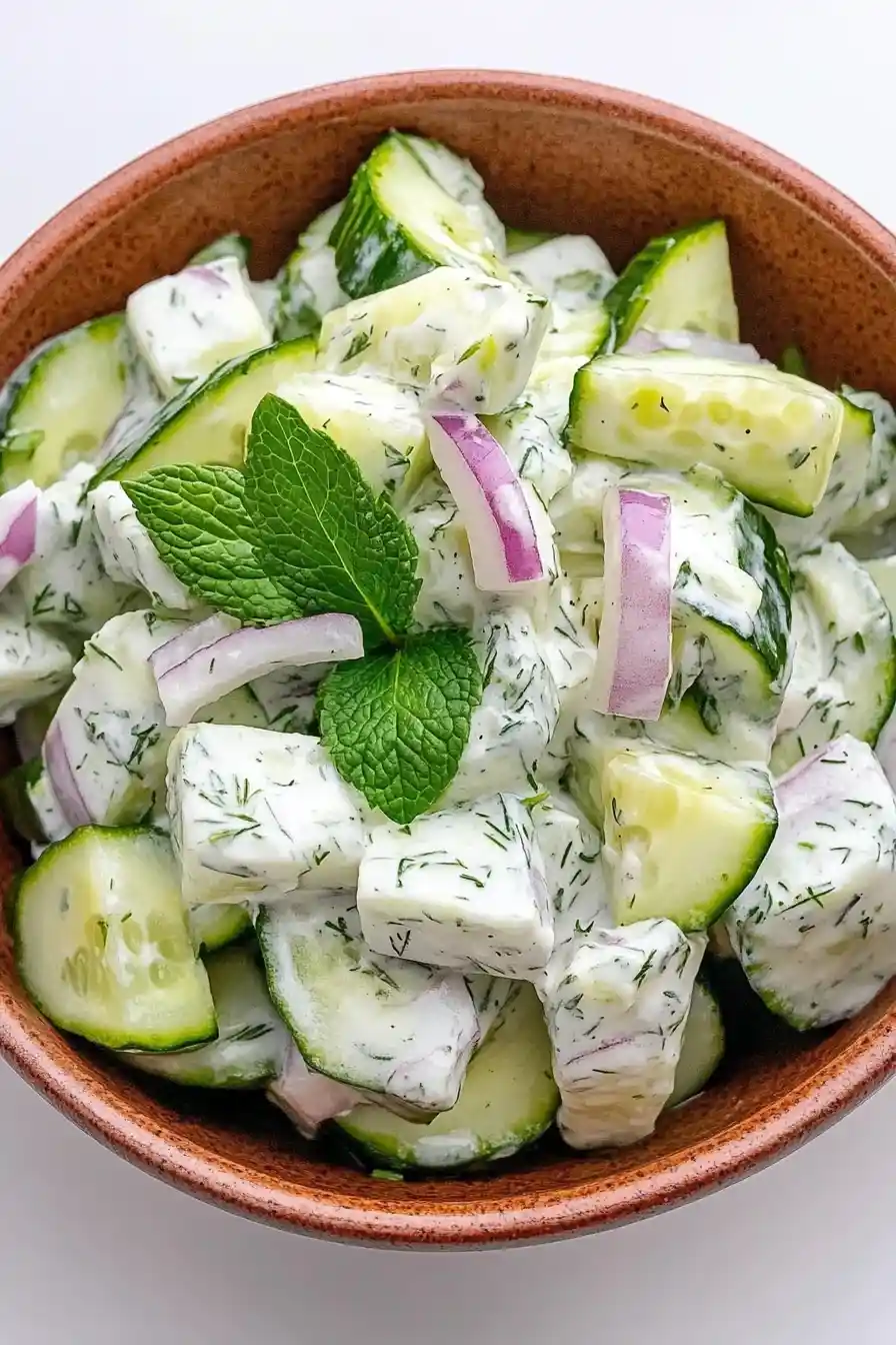 Zesty Tzatziki Cucumber Salad