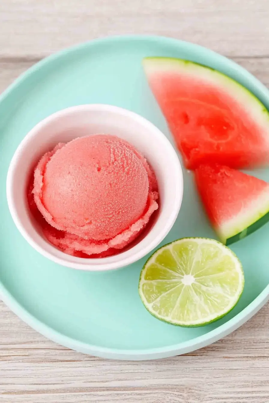 Best Watermelon and Lime Sorbet