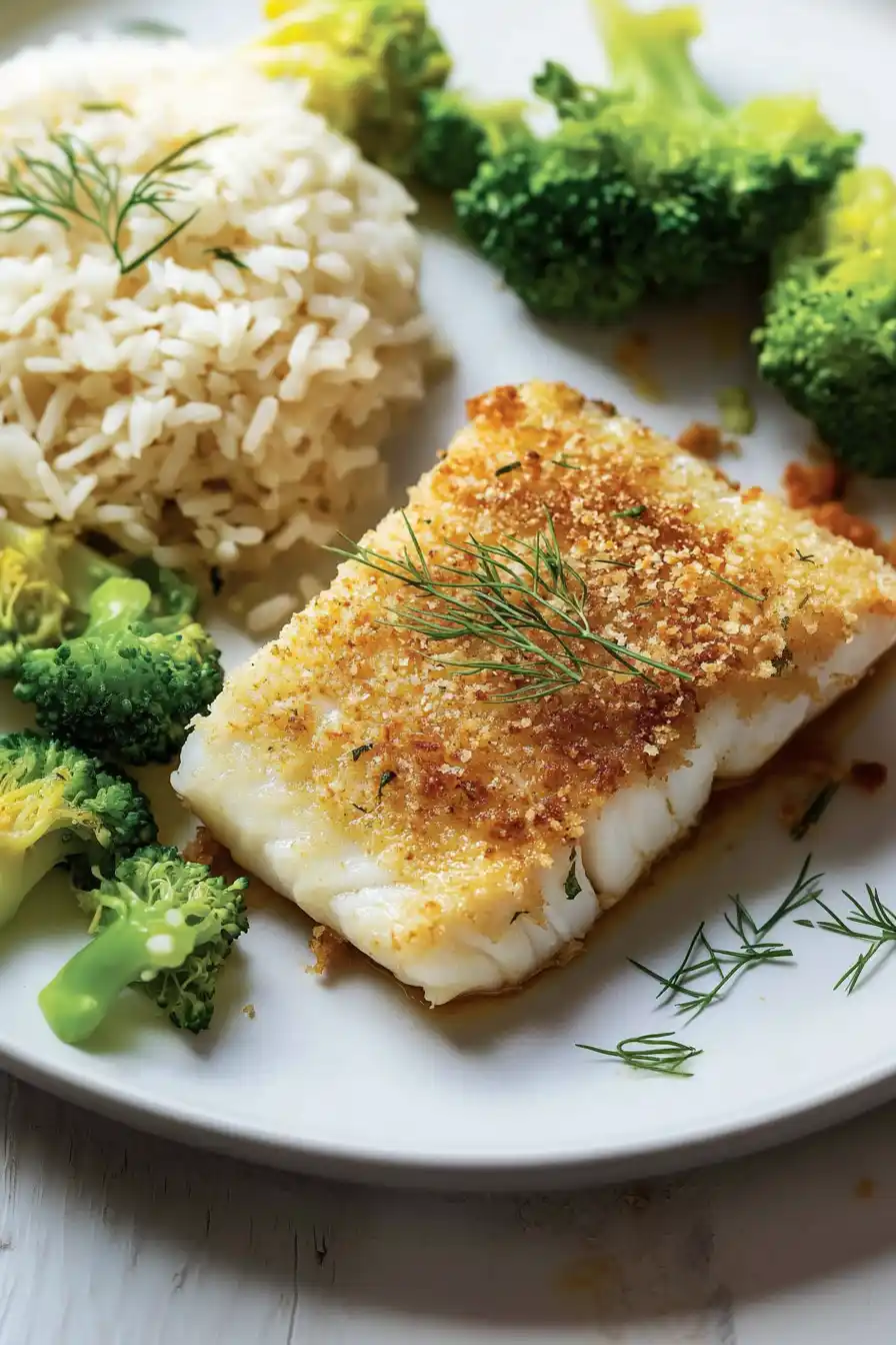 Healthy Baked Halibut Bites