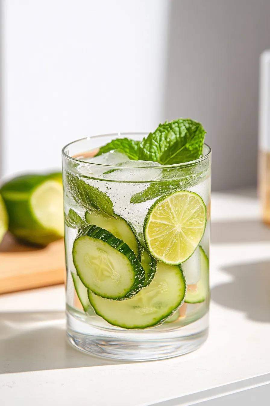 Easy Cucumber Lime Water Recipe