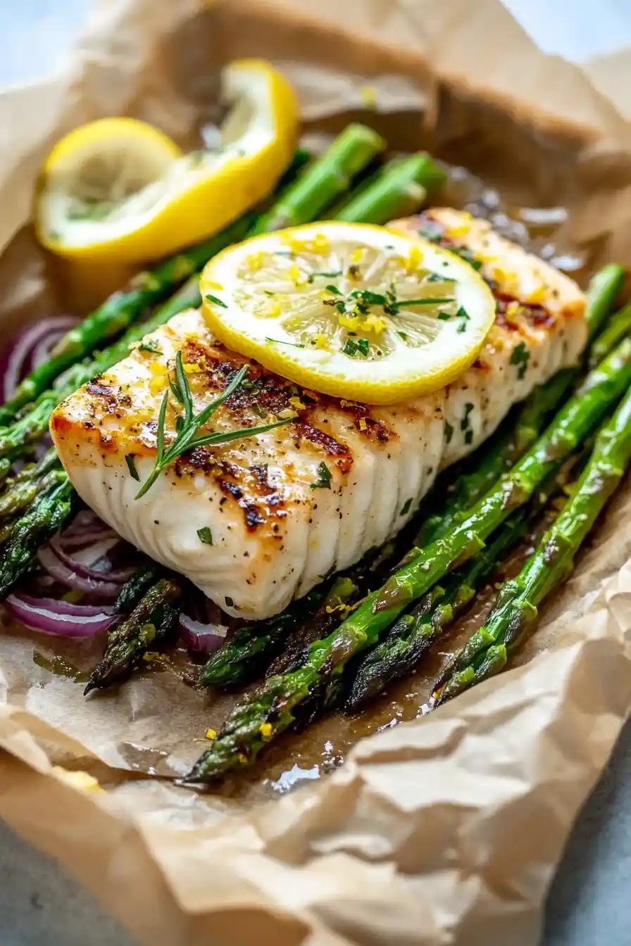Best Parchment Baked Halibut