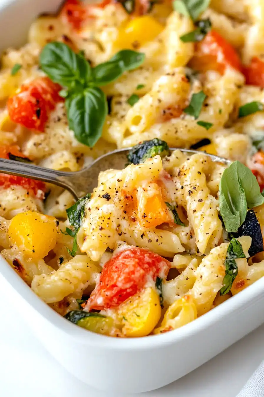 Best Baked Feta Pasta with Vegetables