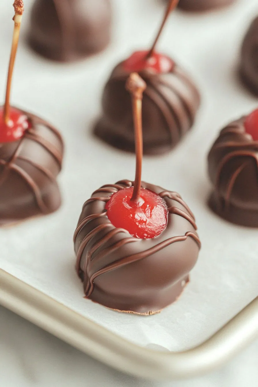 Delicious Chocolate Covered Cherries