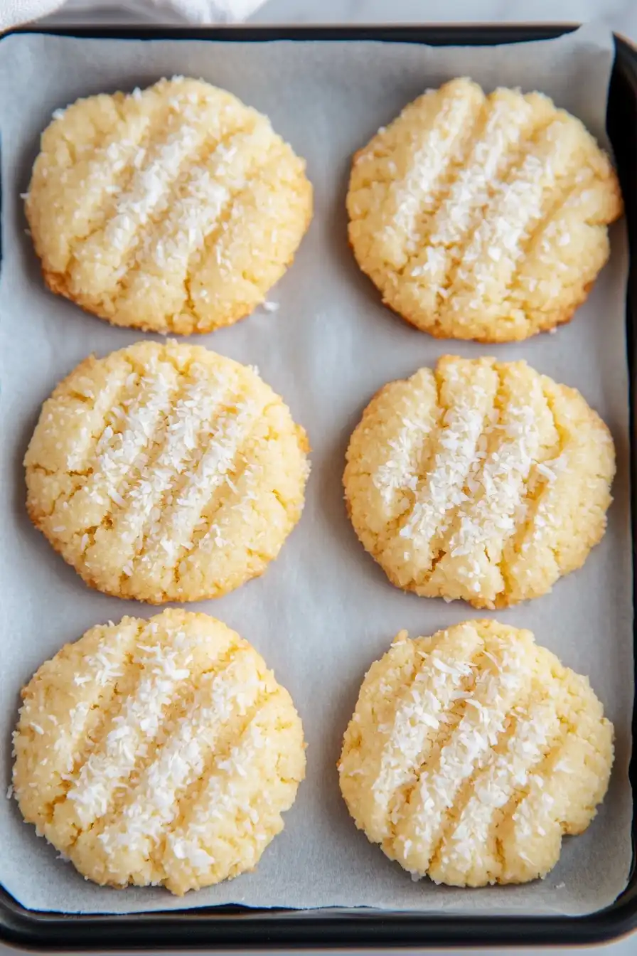 Delicious Condensed Milk Coconut Cookies