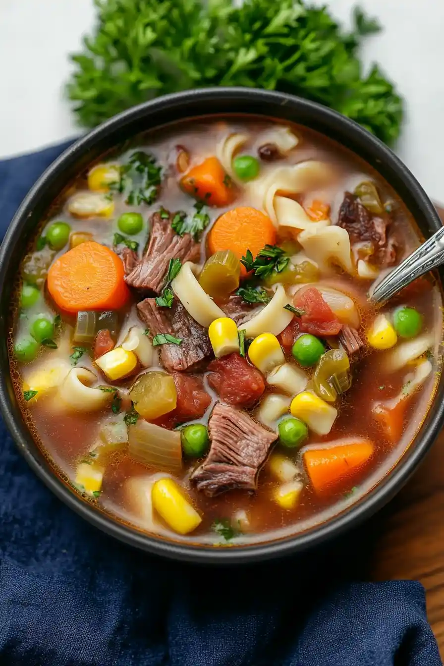 Quick Prime Rib Bone Soup