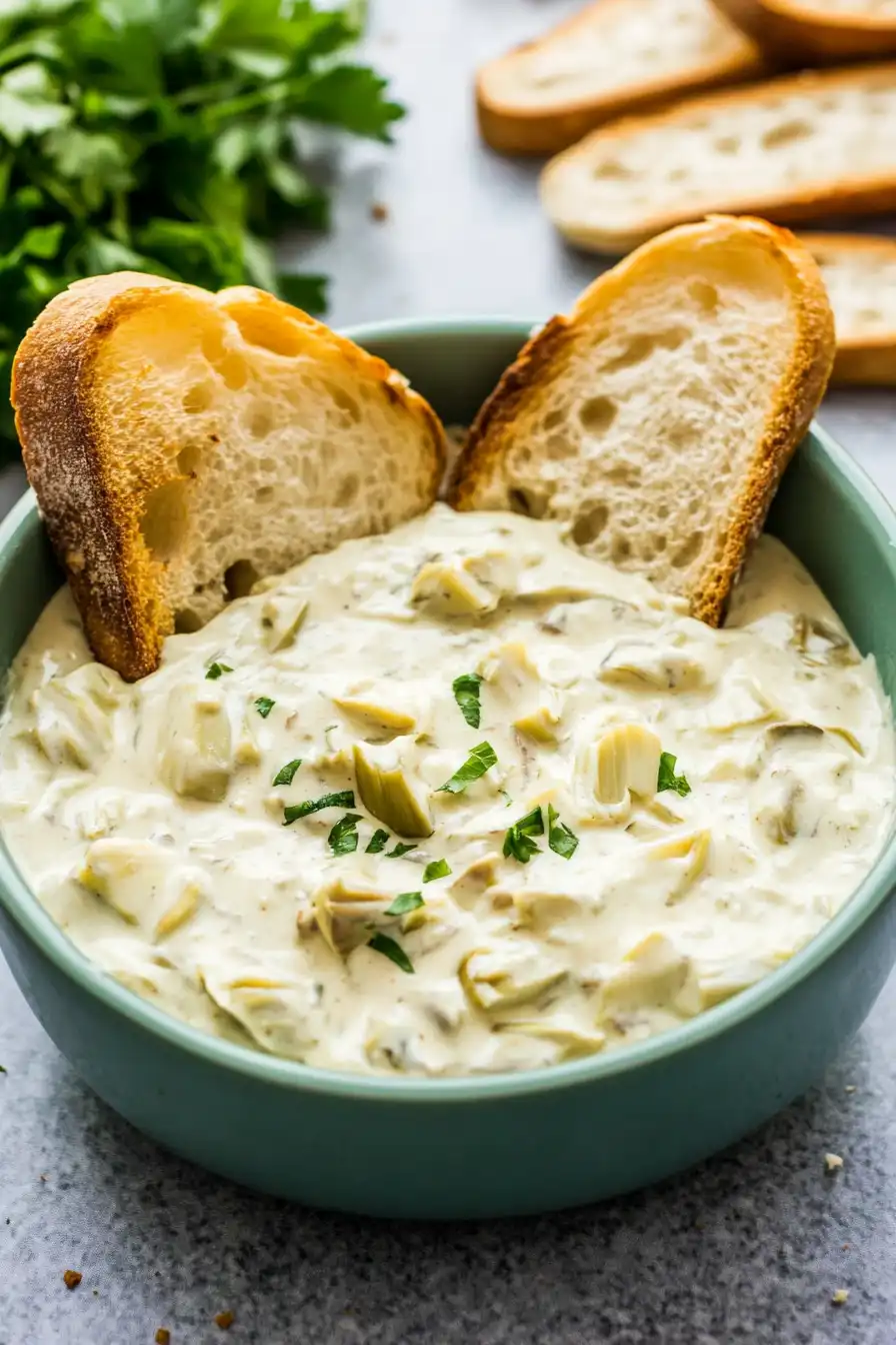 Creamy Crock Pot Artichoke Dip
