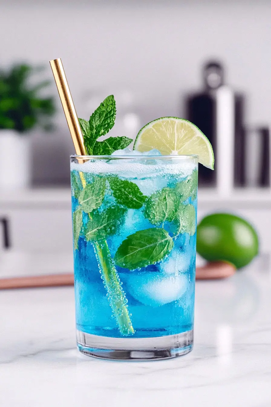Delicious Blue Mojito