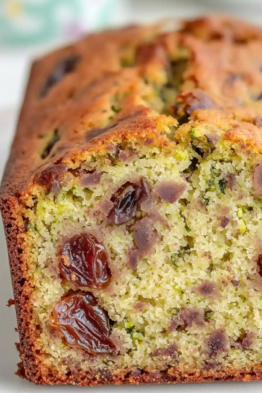 Moist Zucchini Bread with Dates