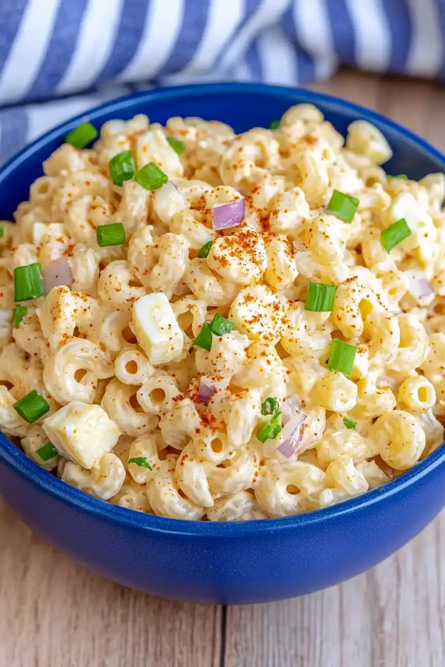 Tasty Pasta and Egg Salad