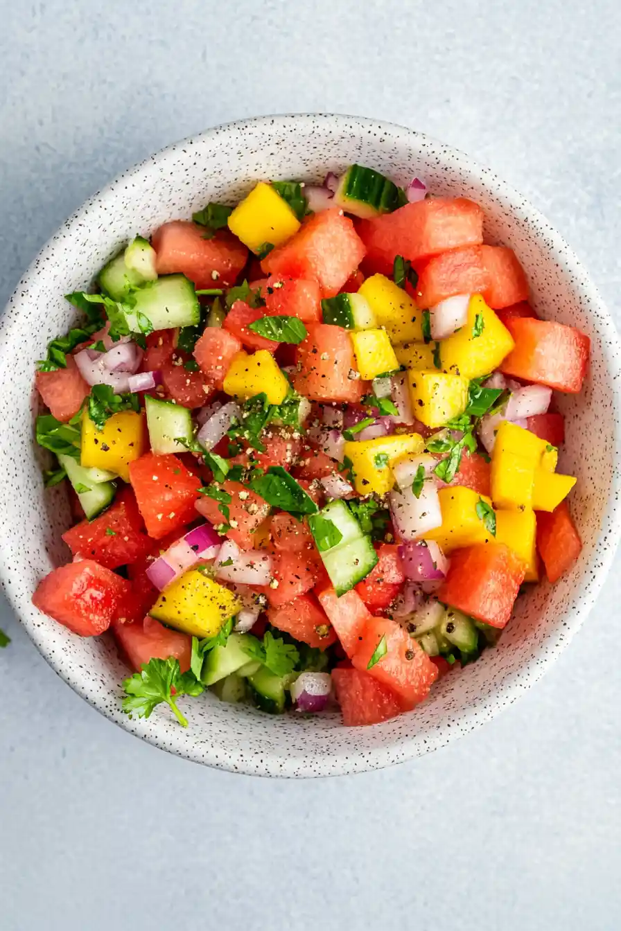 Spicy Watermelon Mango Salsa